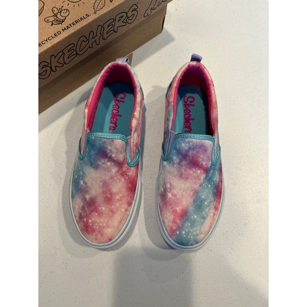 SKECHERS Girls 2 new tie dye slip on - Picture 2 of 5